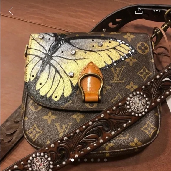 vintage hand painted louis vuitton